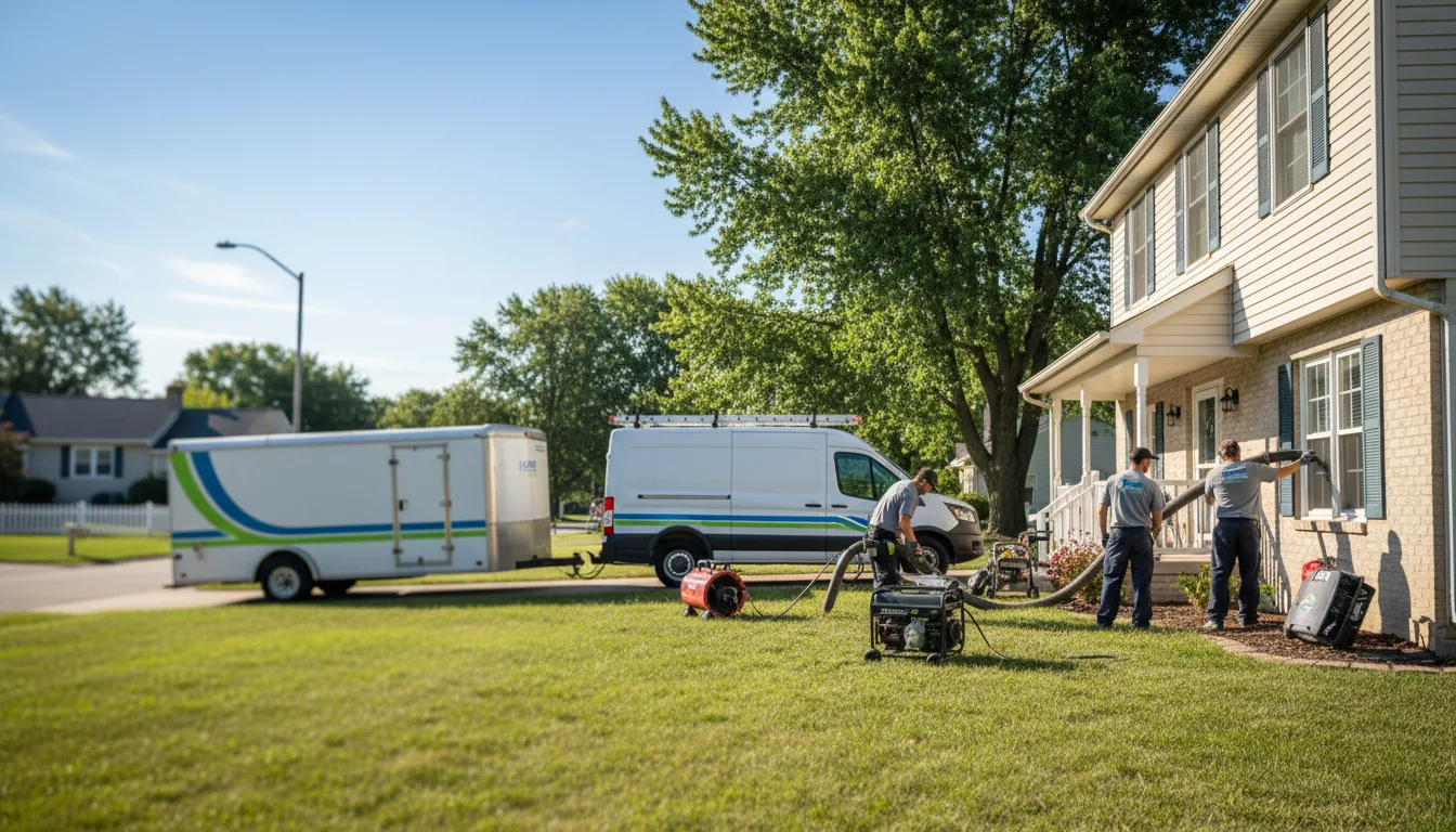 Flooded Basement Restoration And Cleanup With Repair in Rockwell, IA near me